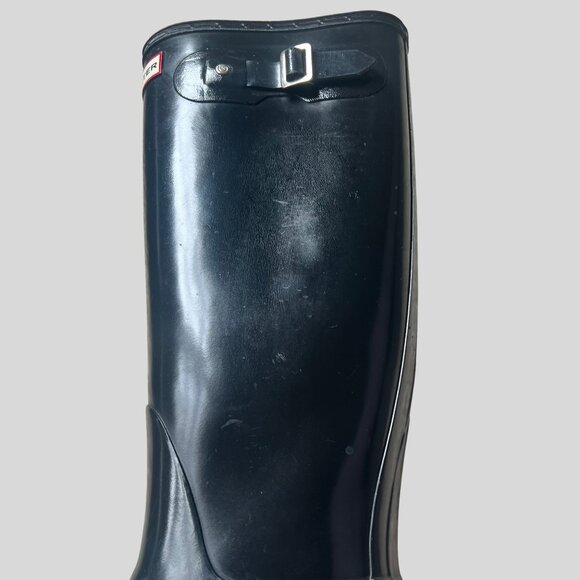 Hunter Original Gloss Tall Black Rain Boots – Size 7 (US) - Picture 10 of 10